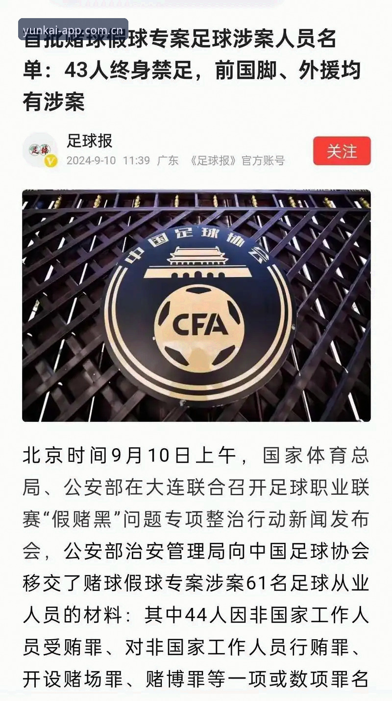 揭秘足协第三批禁足名单背后黑幕：云开全站官网用户深度解读行业地震